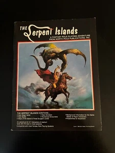 RARE THE SERPENT ISLANDS 1983 NORTH POLE D20 RPG GAME MODULE D&D 1103 (B) - Picture 1 of 5
