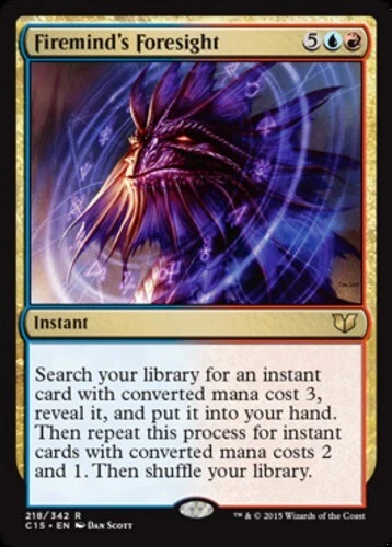 x1 Firemind's Foresight R MTG Commander 2015 M/NM, English - Image 1 of 1