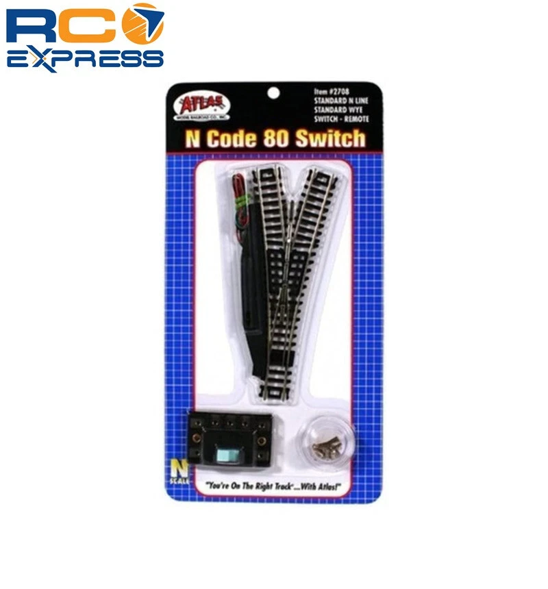 Atlas Trains N Code 80 Remote Wye Turnout ATL2708 - Image 1 of 1