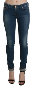 ACHT Jeans Cotton Blue Washed Low Waist Skinny Denim Trouser s. W27 RRP $250 - Picture 1 of 7