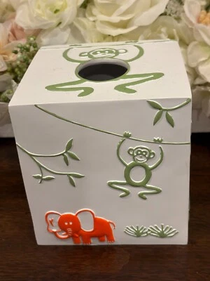 Kassatex NY Bath Accessories Kids Jungle Tissue Box - Image 1 of 4