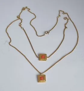 Retired Danish Louise Kragh Gilded Silver 925 Matching Necklace w Bracelet   - Picture 1 of 7