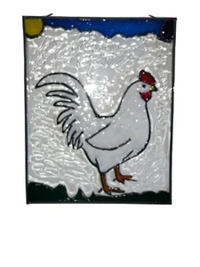 Glazed Hand Painted Stain Glass Art - Picture 1 of 6