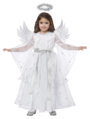 Disfraz de ángel blanco Starlight Navidad niño pequeño Foto 1 de 2