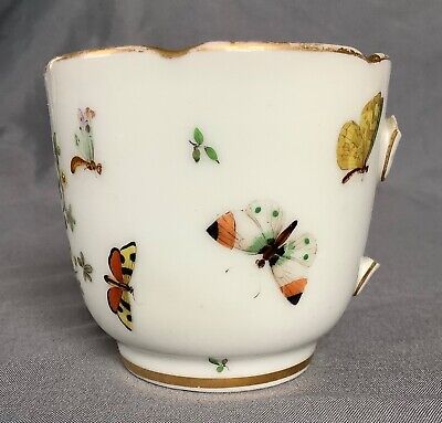 Antique Signed Boyer Rue De La Paix Porcelain Insects & Bird Cup For Restoration • 9.99£
