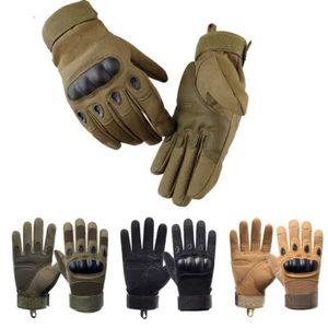 Taktische Vollfingerhandschuhe Armee Militär Paintball Kampf Arbeit Training Handschuhe - Bild 1 von 16