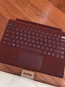 Microsoft FMM-00001 Surface Pro Type Cover Maroon for Surface Pro 3 4 5 6 7 - Picture 1 of 2