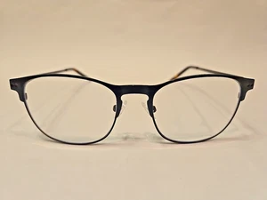 Gafas de diseñador Heartland FORREST negras 52-18-145 borde completo - Imagen 1 de 6