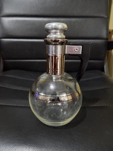 Midcentury Modern INDIVIDUAL CARAFE Glass Coffee Carafette MCM Inland Glass Co. - Picture 1 of 7