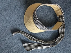 Sun Visor Hat with Check Pattern for Women Summer - Picture 1 of 2