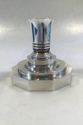 Candelabro de plata de ley Georg Jensen No.  691B Foto 1 de 4