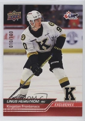 2023-24 Upper Deck CHL Exclusives /100 Linus Hemstrom #89 - Image 1 of 2