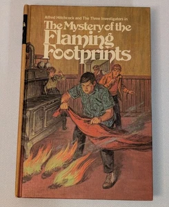 Alfred Hitchcock Mystery 15 - Three Investigators Flaming Footprints - Hardcover - Picture 1 of 17