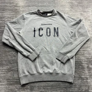 Sudadera DSQUARED2 ICON Talla L Juvenil Adolescente Logo Gris - Imagen 1 de 7