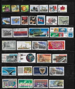 84 Used Canada Stamps - Picture 1 of 4