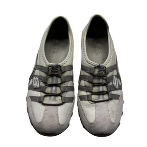 Skechers Damen Comfort Slip On Sneaker, Biker Style, Beige, Größe 6,5 - Bild 1 von 9