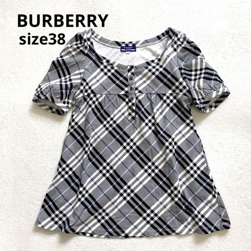 Tunica Burberry Blue Label Nova Check cotone multicolore 38 M (US:S) 84975c