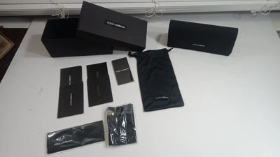 Dolce & Gabbana Gafas Negras Estuche Rígido Nuevas Gafas de Sol Sin Caja Foto 1 de 4