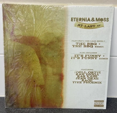 ETERNIA & MOSS AT LAST EP THE BBQ / IT'S FUNNY 12" HipHop Rah Digga Ras Kass - Image 1 of 4