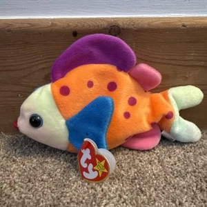 TY Beanie Baby - Lippen - Stofftier Plüsch, Top Zustand mit Etikett - Bild 1 von 4