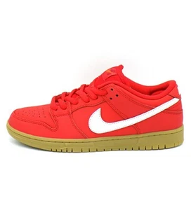 Nike Sb Dunk Low Pro Iso Orange Label University Red Gum Fj1674 600 - Picture 1 of 3