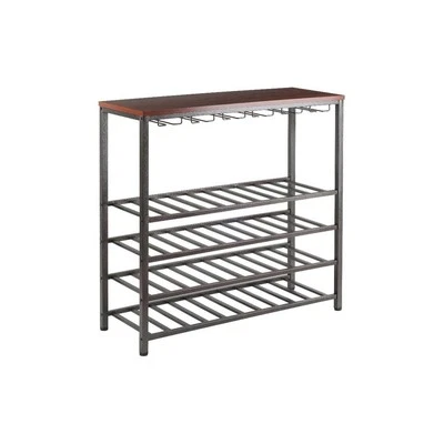 Winsome Michelle 48-Bottle Wine Rack, Antique Bronze - Image 1 of 4