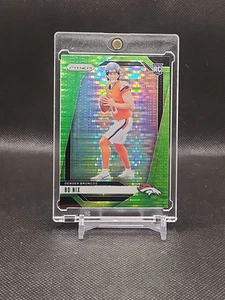 2024 Prizm Neon Green Pulsar #309 Bo Nix Rookie Card RC Broncos - Picture 1 of 3