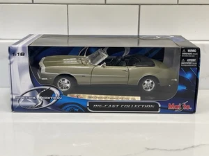 Maisto 1:18 DieCast Spec. Ed. Chevy Camaro RS/SS 396 1968 convertible nuevo en caja - Imagen 1 de 5