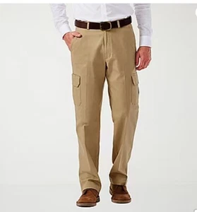 Haggar Clothing Classic Fit Stretch Cargo pant With Cell Phone Pocket 38W X 34L - Picture 1 of 3