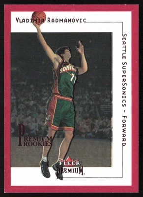 2001-02 Fleer Premium Star Rubies No Serial # Vladimir Radmanovic #SR163 Rookie - Image 1 of 2
