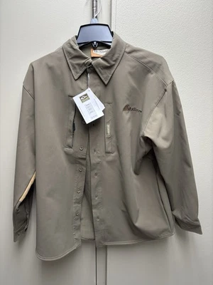 McAlister Microfleece Soft Shell Waterfowlers Shirt Men’s Olive Large - Image 1 of 4
