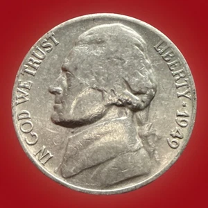 1949-S Jefferson Nickel "Bestes Preis-Leistungs-Verhältnis bei eBay" SCHNELLER VERSAND - Bild 1 von 9