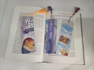 3 Winnie The Pooh Seasons Of Giving Bookmarks Made W Real VHS Inserts Millenial - Picture 1 of 9