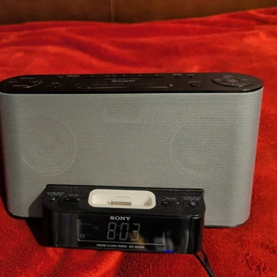 Sony icf-cs10ip Dream Machine Clock Radio with iPod Adaptor - Image 1 of 4
