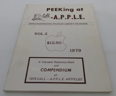PEEKing At Call A.P.P.L.E Vol 2 1979 Artículos De Colección Apple Computer Book Manual Foto 1 de 4