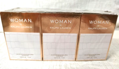 12ct MUJER por Ralph Lauren eau de parfum perfume spray MUESTRA MINI FRASCO .04 oz Foto 1 de 3