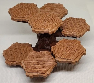 Custom Wood Tree Spiral Stairs 3d Printed For Heroscape - Picture 1 of 5