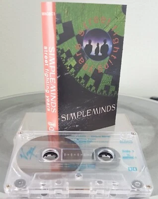 Simple Minds – Street Fighting Years - 1989 cassette tape excellent, cover VG+ - Image 1 of 2