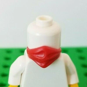 LEGO Minifigure Mask Scarf Red Neck tie Bandana Western Ninjago Cowboy Bandit - Picture 1 of 1