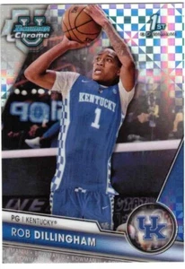 ROB DILLINGHAM 23/24 Bowman Chrome U University Xfractor #44 UK TWOLVES KENTUCKY - Picture 1 of 2