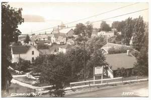 Ephraim Wisconsin WI Panoramic Town View RPPC Real Photo 1940's - Picture 1 of 2