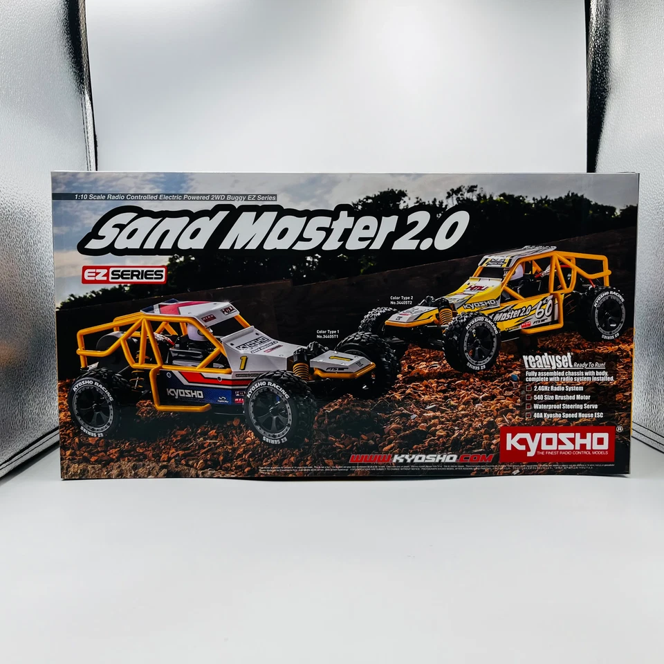 Kyosho 1/10 EP 2WD Buggy EZ Series Readyset Sand Master 2.0 34405T2