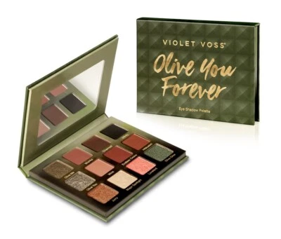 Violet Voss Olive you Forever 12-Shade Eyeshadow Palette 15.6g in Olive - Image 1 of 4