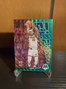 Jimmy Butler Green Mosiac Elevate Prizm Insert #21 2022-23 Mosiac Miami Heat - Picture 1 of 2