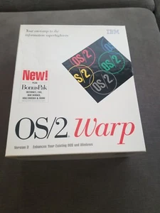 IBM OS/2 Warp Version 3 Operating System Plus Bonus Pak, complete in box - Picture 1 of 7