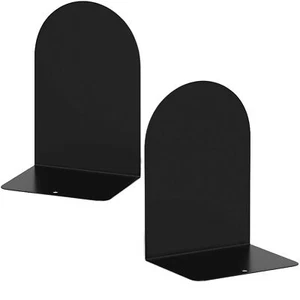 2 sujetalibros de metal para estanterías, bibliotecas, escuelas y escritorios - Picture 1 of 4