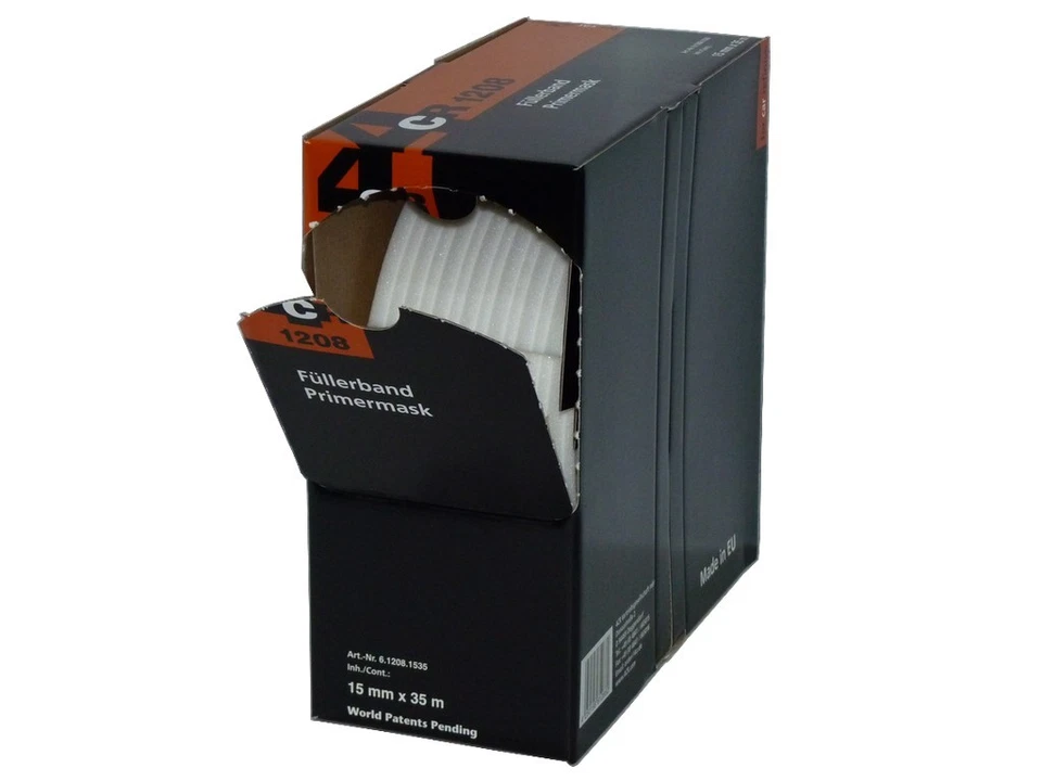 1 Rolle 4cr Füller-band 15mm x 35m Abklebeband Füller Soft-Tape Schaumband neu - Bild 1 von 1