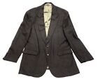 Woolrich Vintage Brown Sport Coat Jacket Wool Blazer Men's 44 L