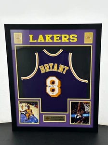Kobe Bryant Autographed AND Framed Jersey - 100% Authentic- PSA COA! - Picture 1 of 2