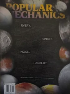 Popular Mechanics Magazine May/June 2024 Every Single Moon Ranked New - Picture 1 of 1
